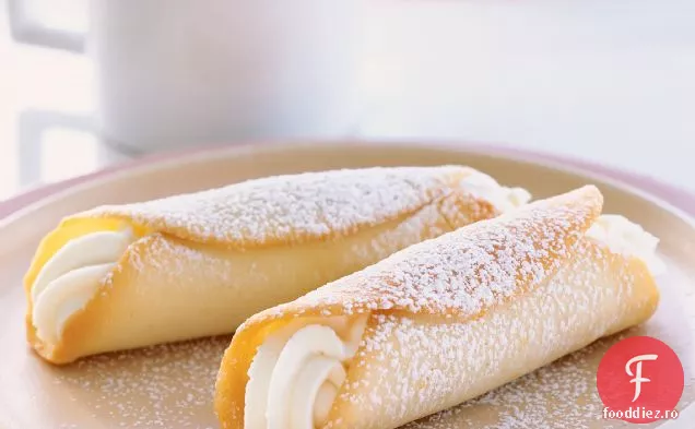 Cookie Cannoli cu cremă de cafea