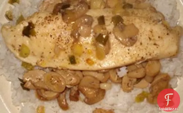 Tilapia Zesty Cu Ciuperci