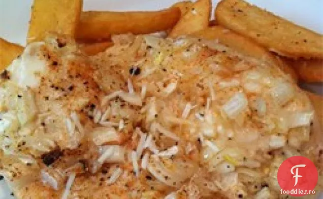 Tilapia la cuptor în usturoi și ulei de măsline