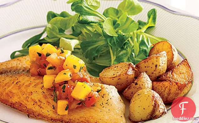 Pește la grătar cu Salsa