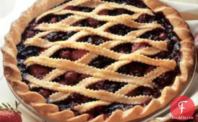 Plăcintă Mixtă Cu Migdale De Fructe De Pădure