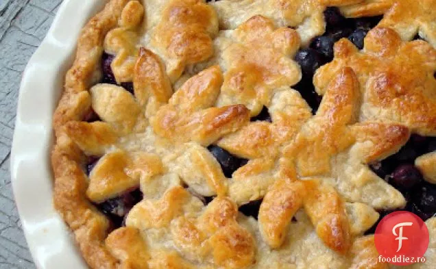 Placinta Cu Afine Cu Crusta De Migdale Dulci
