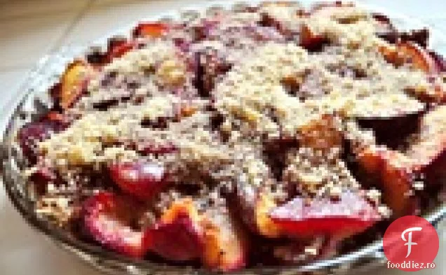Paleo Plum Și Peach Pie