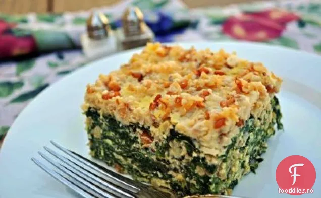 Plăcintă cu spanac și Ricotta