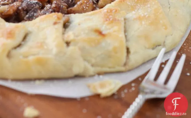 Ciocolată Și Caramel Plăcintă Cu Mere Galette