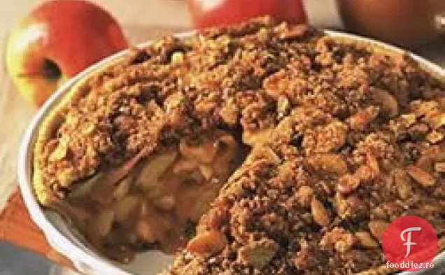 Plăcintă Crocantă Cu Mere Cu Cremă De Caramel