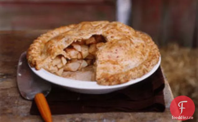 Plăcintă Cu Mere Cu Crustă De Cheddar