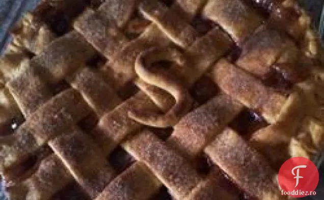 Plăcintă Cu Afine Cu Mere Caramel