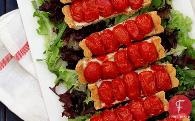 Tartă De Roșii Cherry Prăjite