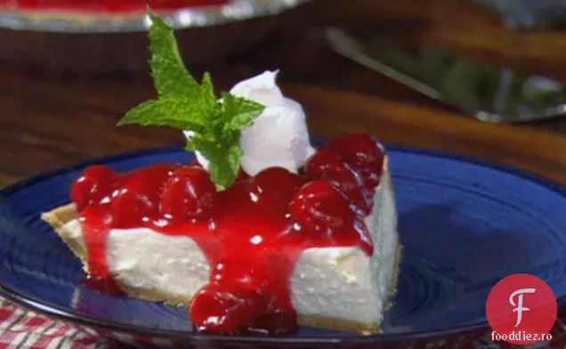 Plăcintă Cu Brânză Cremă De Cireșe