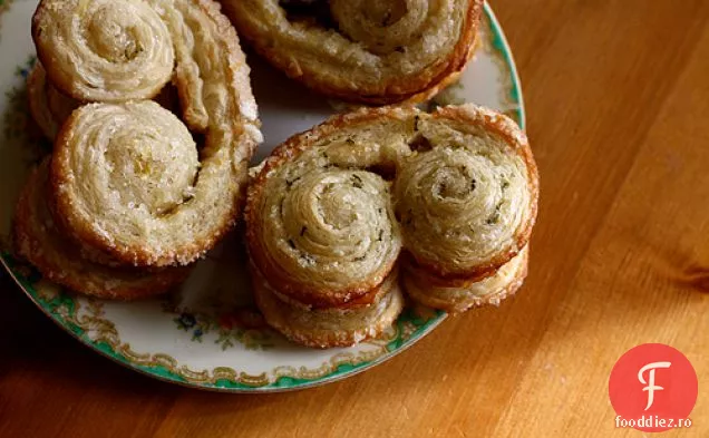 Lemon Rosemary Palmiers