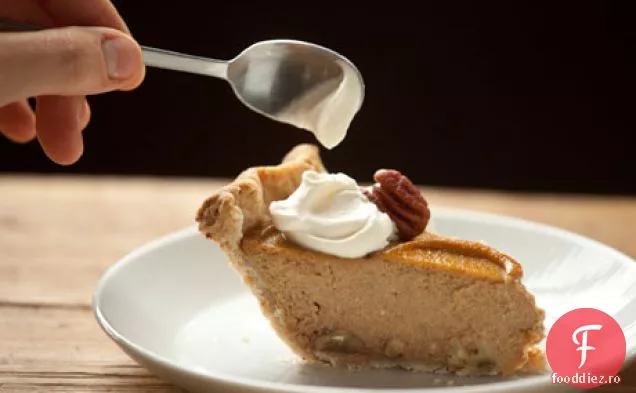 Plăcintă Cu Nuci Pecan Cu Dovleac Vegan