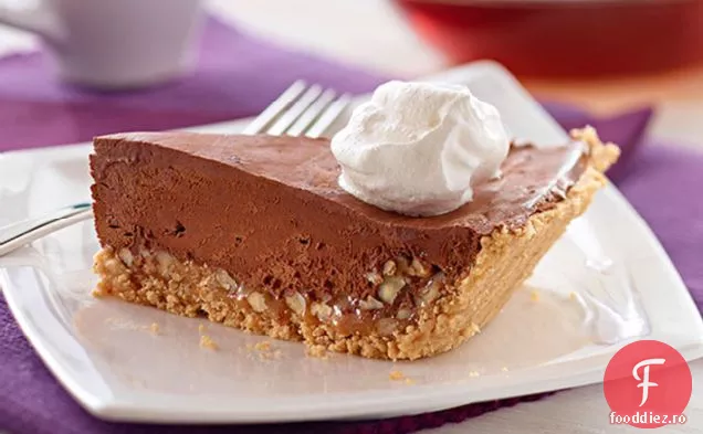 Plăcintă Cu Pecan Cu Caramel De Ciocolată