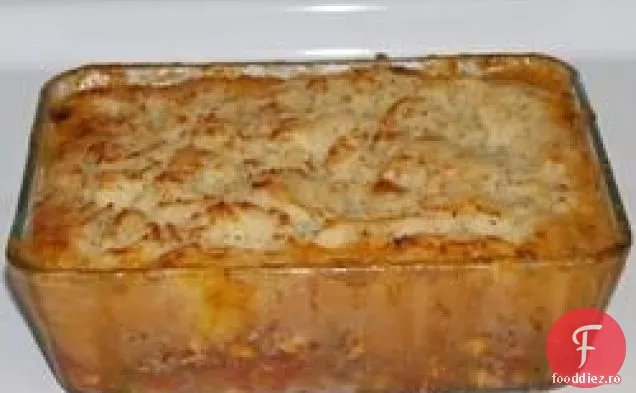 Plăcintă ușoară de cioban cu cartofi Romano cu usturoi