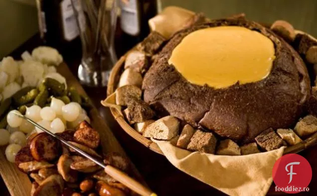 Cheddar German și Fondue de bere