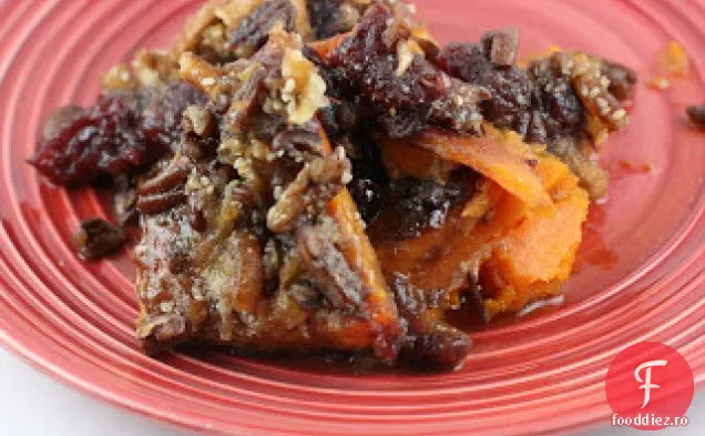 Pecan Topped Copt Cartofi Dulci Crockpot Reteta