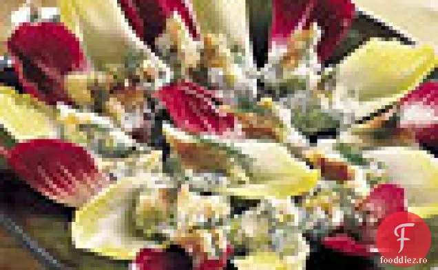 Andive Cu Păstrăv Afumat Și Cremă De Brânză Cu Ierburi