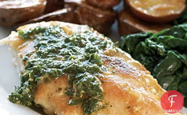 Piept De Pui Saut Cu Gremolata