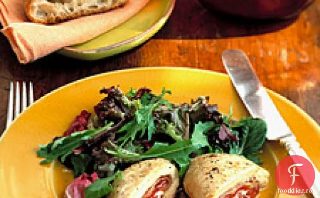 Pui La Abur Cu Ardei Prăjiți Și Prosciutto