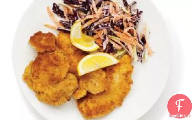 Pui Crocant Cu Salată De Varză