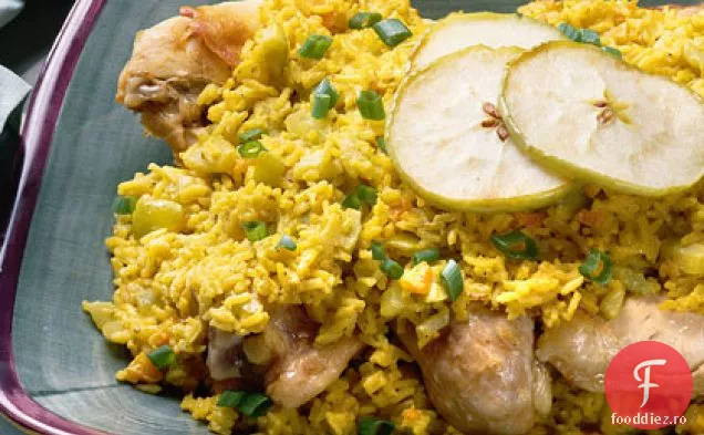 Pui cu orez curry