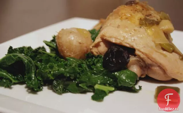Pui cu 40 de căței de usturoi (crock Pot)