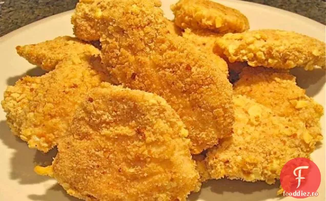 Goldfish Crusted Nuggets De Pui