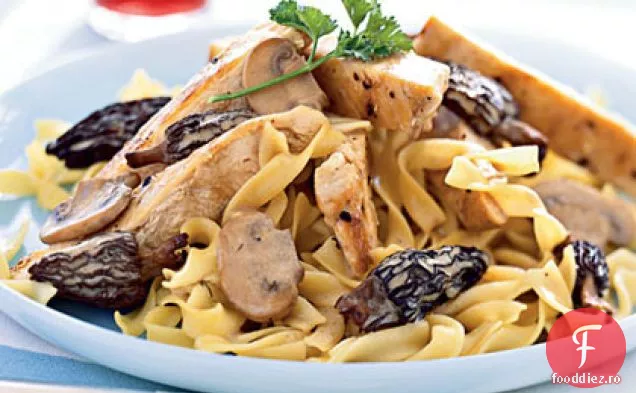 Piept de pui cu sos de ciuperci
