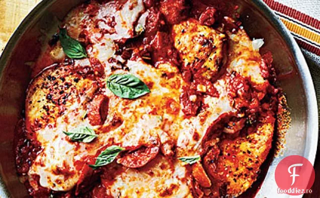 Pui cu sos Pepperoni-Marinara