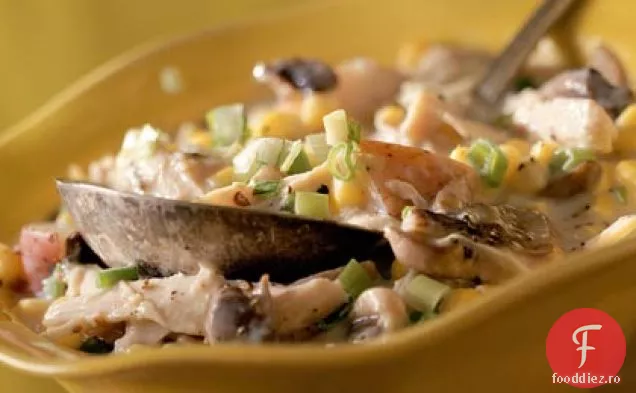 Chowder de porumb și pui