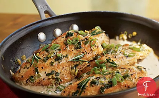 Pui cu sos de rozmarin