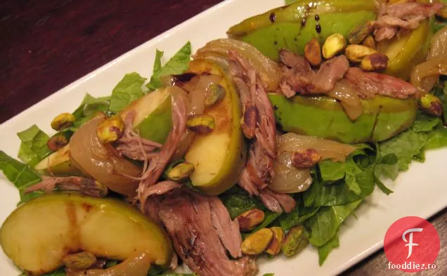 Salată Caldă De Rață Și Mere La Grătar