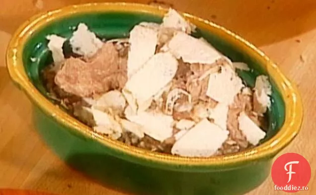 Mousse de ficat de pui cu trufe: Spuma di fegati con Tartufo