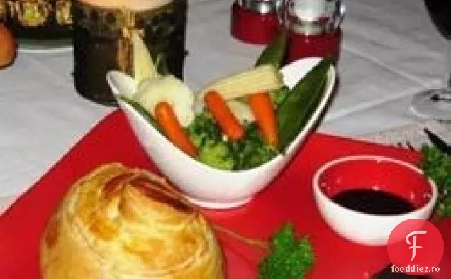 Mini Wellingtons De Vită Cu Sos De Vin Roșu