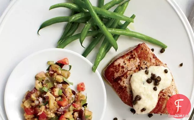 Ton ars cu muștar cu cremă de șalotă