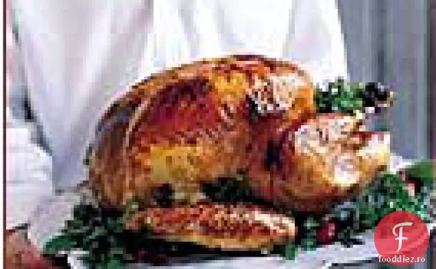 Curcan prăjit cu sos de slănină-cidru