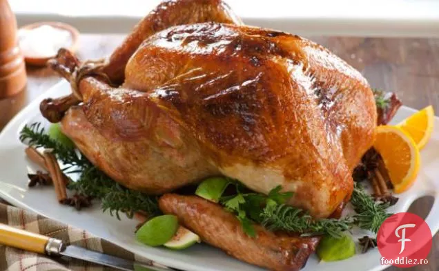 Curcan prăjit condimentat și Super-suculent