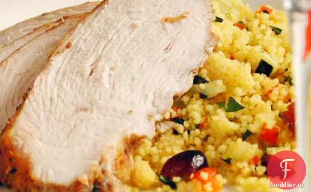 Curcan marocan cu cuscus de afine