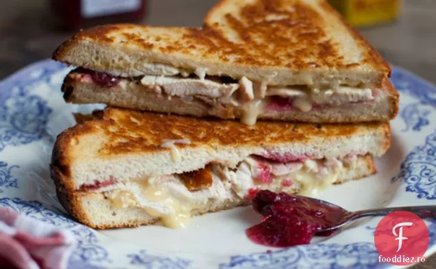 Mega Curcan Și Brie, Chutney De Afine, Sambos La Grătar