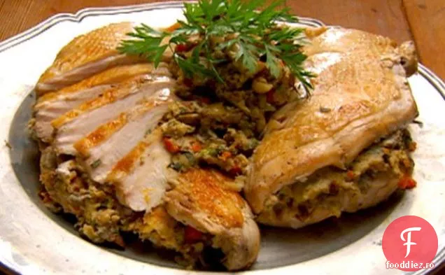 Piept de curcan cu umplutură de stridii