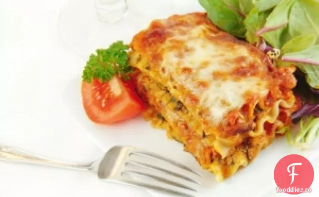 Lasagna de curcan cu conținut scăzut de carbohidrați