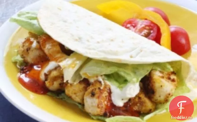 Tacos De Cotlet De Curcan Cu Manchamanteles