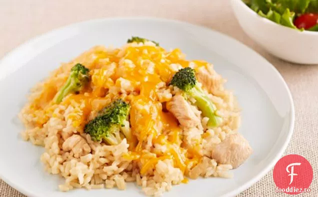 Kraft gătit! Orez Cu Broccoli Cu Brânză Și Curcan