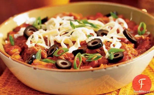 Coapsa de curcan și Chili Hominy