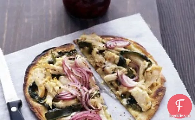 Turcia-poblano Tostadas