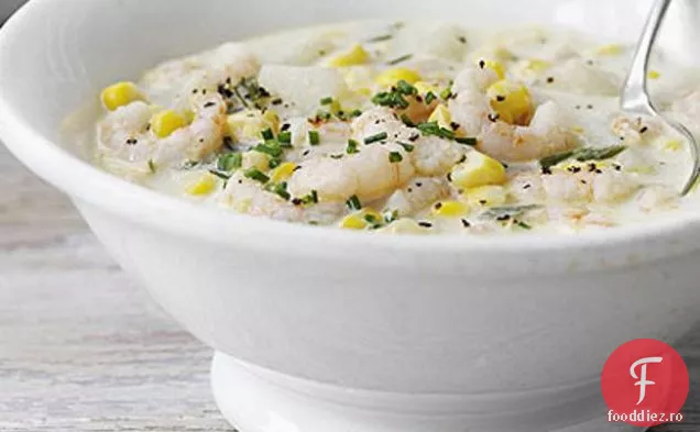 Chowder De Porumb, Arpagic Și Creveți