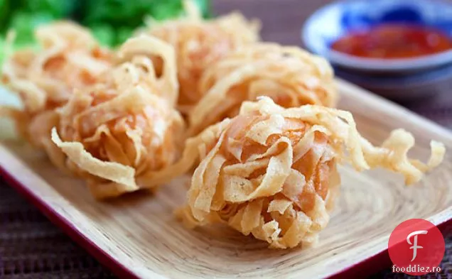Bile de creveți prăjiți/creveți cu piele Wonton (???)