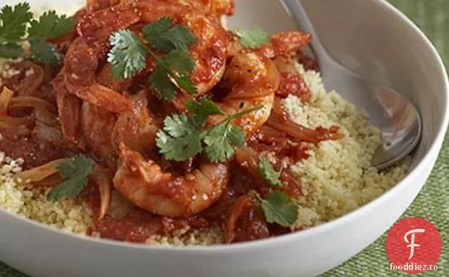 Tocană De Creveți Și Harissa Cu Cuscus