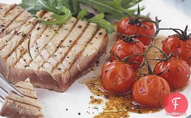Fripturi de ton cu roșii prăjite Balsamic