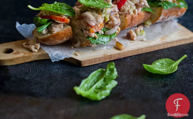 Milla Grazie Postino-Bruschetta de ton și spanac pentru Fall Fest